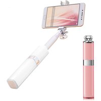 Lipstick Mini Pocket Foldable Tripod Wireless Bluetooth Selfie Stick For Iphone 7 Automated