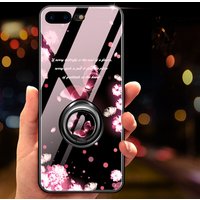 Hot sale new product mirror cell phone case glass mobile phone case for iPhone 7 ring case phone