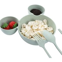 Safe Plastic Tableware Biodegradable Food Bowl Wheat Straw Rice Soup Salad Bowls