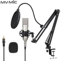 2019 Hot selling U87X professional Large Diaphragm studio microphone with Adjustable Arm stand for vocal recording