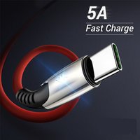 DIVI High Quality 5A USB Cable for iphone cable,for android and type c Data Sync Round Fast Charging mobile phone cables