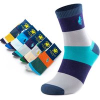 PIER POLO fashion mens striped socks wholesale combed cotton calcetines homme custom seamless athletic socks