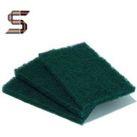 green scouring plastic nylon cleaning material scouring pad in roll