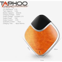 Wholesale original pod Vape 450mah 1ml leather ceramic Mini pods vaporizer e Cigarette Vapor Starter Kit hotsale