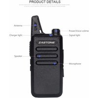 2018 New arrival UHF walkie talkie ZASTONE ZT-X6 walkie talkie 400-470MHz handheld two way radio
