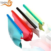 2019 High Quality Fridge Food Preservation food Bag Reusable Silicone Food Storage Bag With Zipper