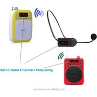 Hot Sale FM Wireless Microphone microphone, Portable FM Wireless Headset Microphone Megaphone Radio Mic For Loudspeaker/ teach