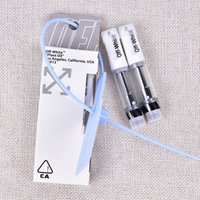 New coming ceramic tip off white vape cartridge with offwhite box carts package