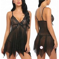 Transparent Babydoll Lingerie Plus