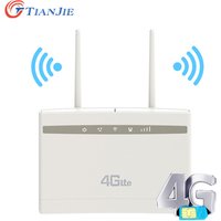 TIANJIE 4g lte router wireless with antenna 4g lte cpe wifi router hotspot sim wireless router CPE Global application CP100