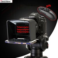 Bestview Smartphone Teleprompter for Canon Nikon Sony Camera Photo Studio DSLR for Youtube Interview Teleprompter Video Camera