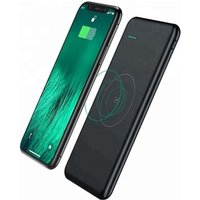 10000mah ultra slim qi wireless power bank with li-polymer battery for gift