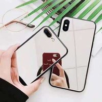 Two In One Phone Case Makeup Selfie Mirror For Iphone X Mobile Shell Ip8/7Plus Mirror Glass 6S Private Label Cell Phone Case