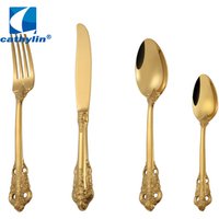 Italian Matte Plated Cutlery Set
