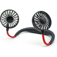 Cheap Korean KC mini USB Handsfree Hanging Neck Fan Lazy Fan