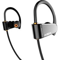 Wireless Bluetooth Earphone Waterproof Headphones IPX7 MOXOM Ear hook HiFi Stereo Earphones