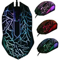 LED Optical 3 Buttons Mouse 3200 DPI 3D USB Wired Gaming Mouse Computer Mice