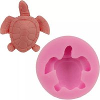 3d turtle tortoise shape silicone fondant mold for cake candle soap making