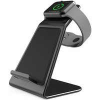 2 in 1 Mobile Phone Holder Stand Dock Charging Station For Apple Watch Dock Wireless Charger