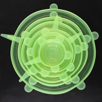 LFGB Eco-friendly Stocked Feature cup cover food safe stretch Fresh fruit Bowl Silicone Lids