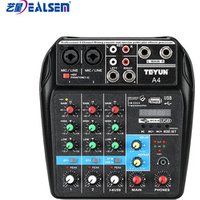 Professional Mini Desktop Audio Mixer Lightweight Mixer Audio for DJ