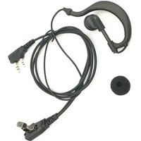 RISENKE EH6 2 WIRE G SHAPE HEADSET WITH MIC PTT FOR WALKIE TALKIE