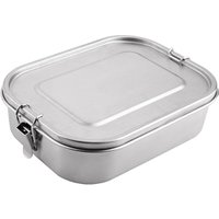 NI001 Stainless Steel Custom Lunch Box 1400ml Buckle Hook Silicone Seal Ring Leak Proof Heated Lunch Box