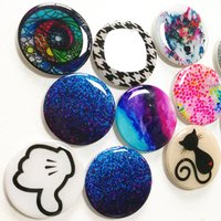 Wholesale Mutil Designs custom logo cartoon diamond marbles expanding glossy grip phone stand holder for mobile phone