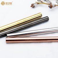 Bubble tea straw steel 215*12mm drinking straws