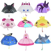 2019 Cute Cartoon Umbrella Children Creative 3D Model Ear Kids Umbrella