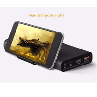 25000mAh portable power bank with battery 18650 mobile power CE ROSH FCC certified QC3.0 Bidirectional quick charging