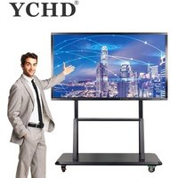 75" smart interactive touch screen all in one computer for classroom