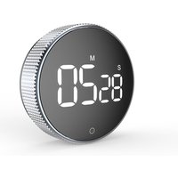 NEW Arrival Circular Knob Loud Digital Kitchen Countdown Timer Magnetic LCD Large Display Countdown Timer