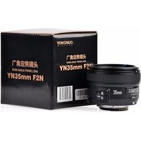 YONGNUO YN35mm F2.0 Wide-angle AF/MF Fixed Focus Lens for Nikon F Mount D7100 D3200 D3300 D5100 D90 DSLR Cameras 35mm F2N