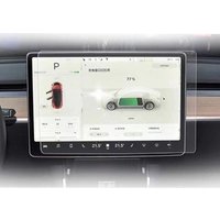 HD Clear 0.33mm Anti-Scratch Car GPS Navigation Tempered Glass Screen Protector For Tesla Model 3 Center Control Touchscreen
