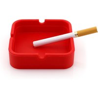 Pocket Portable Unbreakable Soft Ashtray Custom Silicone Ashtray Heat Resistant
