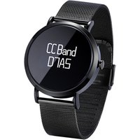 2018 Cv08 Leather Strap Metal Strap Heart Rate Smart Watch Men