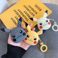 for Air pods 1 2 Case Cartoon Pokemon Cute Funny Pikachu earphone Cover For Apple Wireless Bluetooth Headset