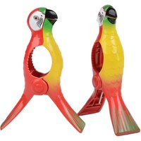Parrot Bird Beach Towel Clips Loungers