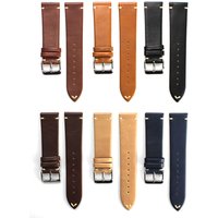 2019 New Italian Genuine leather handmade 20mm watch bands leather watch straps with buckle
