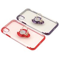 Manufacturer For Case Phone iPhone XS Max Electroplating Cover For iPhone Case With Finger Ring For iPhone XS XR Max