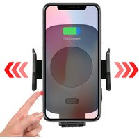 Wireless Charger Qi Fast Car Mount Automatic Infrared Induction Bracket Holder for phone