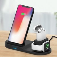 Wireless Charger Stand 3 in 1 Wireless Charger for Mobile Phones and Smart Watch and Airbuds