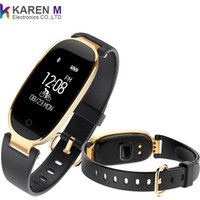 2019 Bluetooth Waterproof Smart Watch Women Fashion S3 Ladies Heart Rate Monitor Fitness Tracker Lady watches for Android IOS
