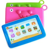 2018 HOT 7 inch children tab educational learning android kids tablet with silicon case stand