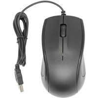 VCOM factory custom black wired computer mouse USB optical mouse