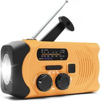 Survival Hand Crank AM/FM/NOAA Solar Dynamo Radio with LED Flashlight & power bank