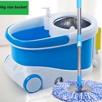 360 Degree Spin Mop Easy Fabric Head Wheels