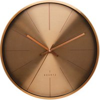 DEHENG 16 inch Dark Modern Metal Wall Clock