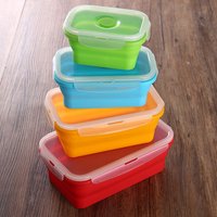 Collapsible Portable Silicone Lunch Box